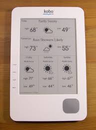 Hacked Kobo Becomes A Weather Display Weather Display Kobo Weather Data