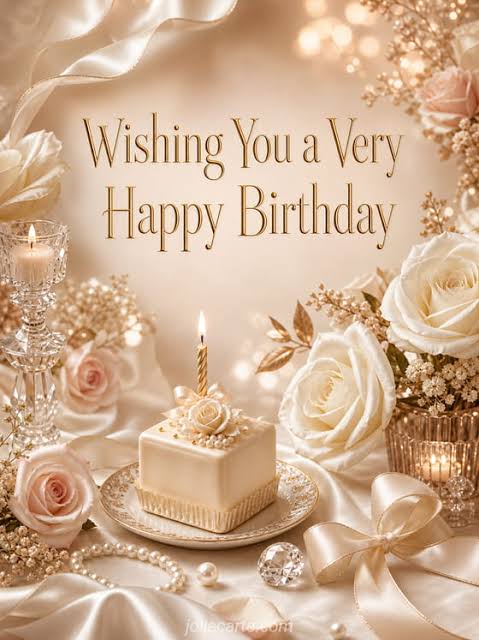 elegant classy birthday wishes - Free card 🥂 - JolieCarte