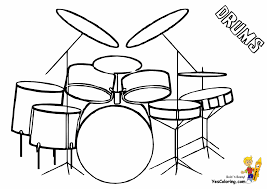 Majestic Musical Drums Coloring Drums Free Percussion Drum Coloring Page Drum Drawing Drums Music Drawings