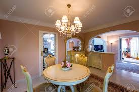 Dining table accessories are all of the unique pieces that work to give the room and the table its personality. Dining Room In Classical Style Light Furniture Marble Luxury General View On The Room Furniture Accessories Style Stock Photo Picture And Royalty Free Image Image 133965441