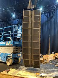 Today's install here in snowy Ohio. 20 boxes of L'Acoustics Kara I-2's, 6  SB18's and 4 KS28's. Plus ARCS WIFO delays/Fills and X8 Front Fills. :  livesound