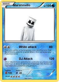 Marshmello coloring page for kids. Pokemon Marshmello 19