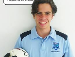 Aaron ready to stand between the posts in Brazil