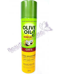 Spray oil directly onto hair distributing evenly. Ors Olive Oil With Coconut Oil Extra Nourishing Sheen Spray Beautyparadise Se