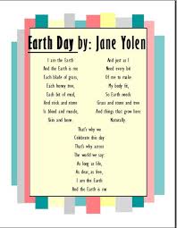 The earth needs you poem activities english esl worksheets for. Earth Day Poem Earth Day Poems Earth Day Poems