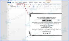 Cara membuat undangan dengan microsoft word mudah undangan desain undangan undangan pernikahan. Cara Membuat Undangan Aqiqah Di Word