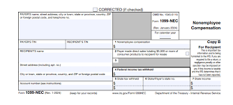 Free Printable 1099 Nec Form