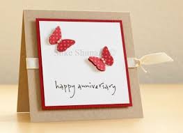Butterfly Anniversary Card Homemade Anniversary Cards Valentines Cards Anniversary Card For Parents