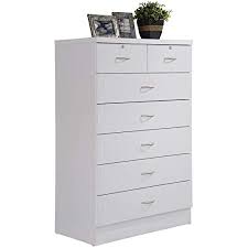 Lights may be added around the mirror to illuminate the area for better. Amazon Com Devaise 7 Drawer Dresser Storage Cabinet For Makeup Tall Chest Of Drawers For Closet And Bedroom White Kitchen Dining