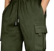 Amazon.com: Men Cargo Sweat Shorts Casual Drawstring Elastic ...