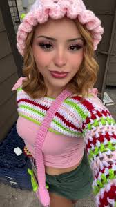 Crochet Halloween Costume Cake Hat