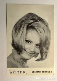 soledad miranda. tarjeta promocional belter. br
