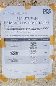 Yb tengku dato' sri zafrul aziz, menteri kewangan telah melawat beberapa buah pejabat agensi kerajaan seperti jpn, klinik. 25 September 2020 Last Day Of Operation Of The Hospital Kuala Lumpur Post Office Myfdc