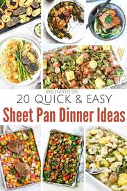 22 Sheet Pan Dinner Ideas Pinkwhen Easy Sheet Pan Dinners Sheet Pan Dinners Recipes