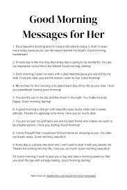 It feels so nice starting the day with a text to you, i believe. Good Morning Messages For Her In 2021 Good Morning Messages Morning Messages Morning Message For Her
