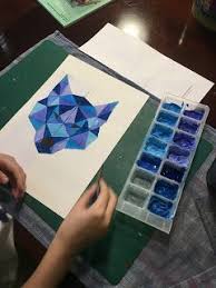 Lessons In Madness Fine Arts Wolf And Symmetry Artists Lessons In Madness Fine Arts Wolf Middle School Art Projects Art Lessons Elementary Art School