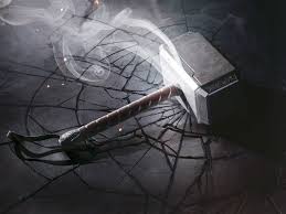 For more images please look around latest. Wallpaper Id 130057 Mjolnir Hammer Smoke Cracked Weapon Thor