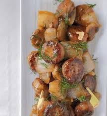 We will share with you our recipe and our technique on how to achieve a perfect texture as. Sliced Chicken Apple Sausage Appetizer W Onion Glaze