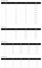 Size Guide Miss Me