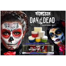 Day Of The Dead Face Paint Set