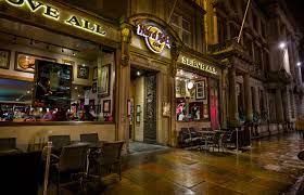 Our wide collection includes a pair of bono's sunglasses, a favourite shirt of elvis's worn between 1954 & 1956, a pair of paul mccartney's beatle boots, a jacket worn by. Hard Rock Cafe Edinburgh Home Edinburgh United Kingdom Menu Prices Restaurant Reviews Facebook