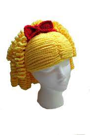 Curly Yarn Wig Hat By Makinitmama Yarn Wig Crochet Wig Crochet Hats