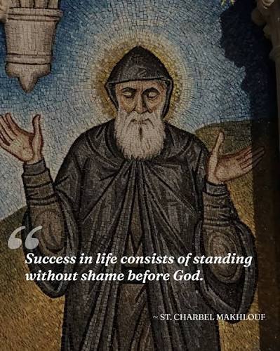 Today, we celebrate the feast of St. Charbel Makhlouf, a Maronite Catholic monk and priest from Lebanon. He was known for his deep holiness, miraculous intercession, and life of profound solitude. Born