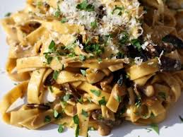 Pates Aux Cepes Tagliatelle With Porcini Mushrooms And Creme Fraiche Recipe Recipe Stuffed Mushrooms Creme Fraiche Recipes Pasta Recipes