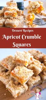 Apricot Crumble Squares How To Make The Best Apricot Crumble Bars These Apricot Crumble Squares Are A Gr Apricot Crumble Recipe Apricot Recipes Crumble Recipe