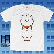 Follow along to learn how to draw rj from bt21 easy, step by step art tutorial. Bts Jin Kpop Tshirt Unisex For Men And Women Bt21 Rj T Shirt Shirt Sublimation Print Dri Fit Lazada Ph