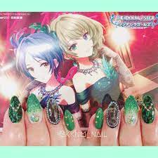 モチーフネイル アイドルマスターシンデレラガールズ スターライトステージ pretty liar 高垣楓 アイドルマスターシンデレラガールズ スターライトステージ デレステ 高垣楓 prettyliar オタク女子 オタクネイ anime sale