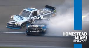 By nascar rules, the team remains in the chase, although for the owner's championship only for teams. Moffitt Zane Smith Elliott Involved In Gander Trucks Wreck At Miami Nascar En Espanol