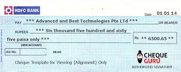 This cheque can be used only by the account holder to do a cash withdrawal from his account. Cheque Guru A Cheque Printing Software Bank Templates