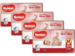 kit fraldas huggies turma da monica supreme care tam m 5 5 a 9 5kg 4 pacotes com 80 unidades cada huggies turma da monica fraldas supreme