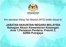 Kalau belum check wang tidak dituntut, cepat cepat pergi check. Semakan Dan Permohonan Jabatan Akauntan Negara Malaysia Facebook