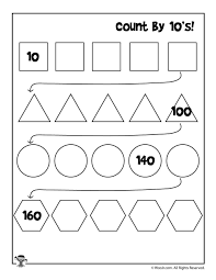 Count By 10 S Worksheet Woo Jr Kids Activities Skip Counting Worksheets Counting Worksheets Kindergarten Worksheets