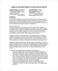 Psychoeducational Report Template 3 Templates Example Templates Example Report Template Psychology Response To Intervention