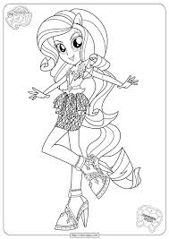 Another my little pony coloring book pages, pinkie pie, episode 2. Rainbow Rocks Coloring Pages Named Coloring B110 Cater