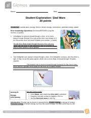 We did not find results for: Copy Of Ashton Cameron Current Sled War Gizmo Student Exploration Sled Wars Vocabulary Acceleration Energy Friction Kinetic Energy Momentum Course Hero
