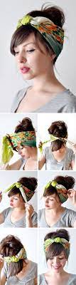 15 Cool Headwrap Scarf Tutorials For Summer Head Scarf Tutorial Scarf Hairstyles Bandana Hairstyles