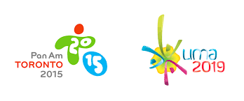 Argentinian volleyball player, elina rodríguez, celebrates her team's victory over brazil. Brand New New Logo And Identity For The 2019 Pan American Games