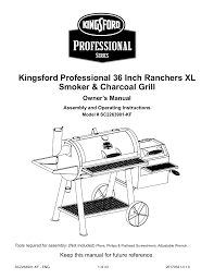 Find many great new & used options and get the best deals for kingsford professional stainless steel grill topper at the best online prices at ebay! Professional Dual Zone Charcoal Grill Manualzz