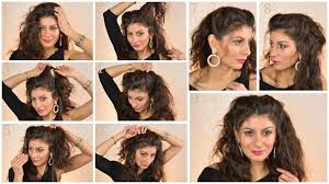 Easy Hairstyles For Curly Hair To Do At Home Health Issue Chez Rama Curly Hair Styles Easy Hairstyles Hair Styles