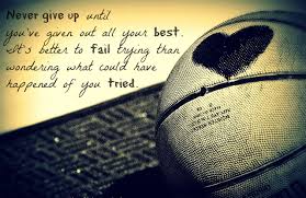 Never Give Up Basketball Quotes Basketball Quotes Inspirational Basketball Girls