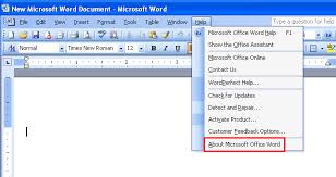 Office 2019 and office 2016 press windows logo key+x on your keyboard to open the quick action menu. Where Is The About In Word 2003 2007 2010 2013 2016 2019 And 365