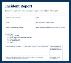 If the officer has cause to believe that a crime probably took place, then he or she can make an arrest. Incident Report Samples To Help You Describe Accidents Safesite