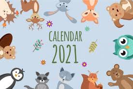Funny And Cute Animals Beautiful Children S Calendar 2021 538918 Illustrations Design Bundles In 2020 Cute Animals Beautiful Children Animals Beautiful