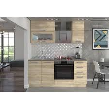Check spelling or type a new query. Lassen Cuisine Complete L 180 Cm Avec Plan De Travail Decor Chene Sonoma Cdiscount Maison