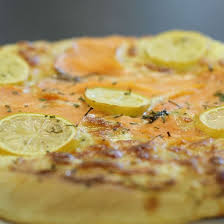 Pizza Au Saumon Et A La Mozzarella Recette Pizza Saumon Pizza Mozzarella