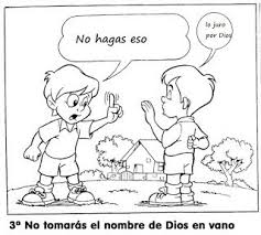 Los Diez Mandamientos Para Colorear 10 Mandamientos Para Ninos Los 10 Mandamientos Deberes De Los Ninos